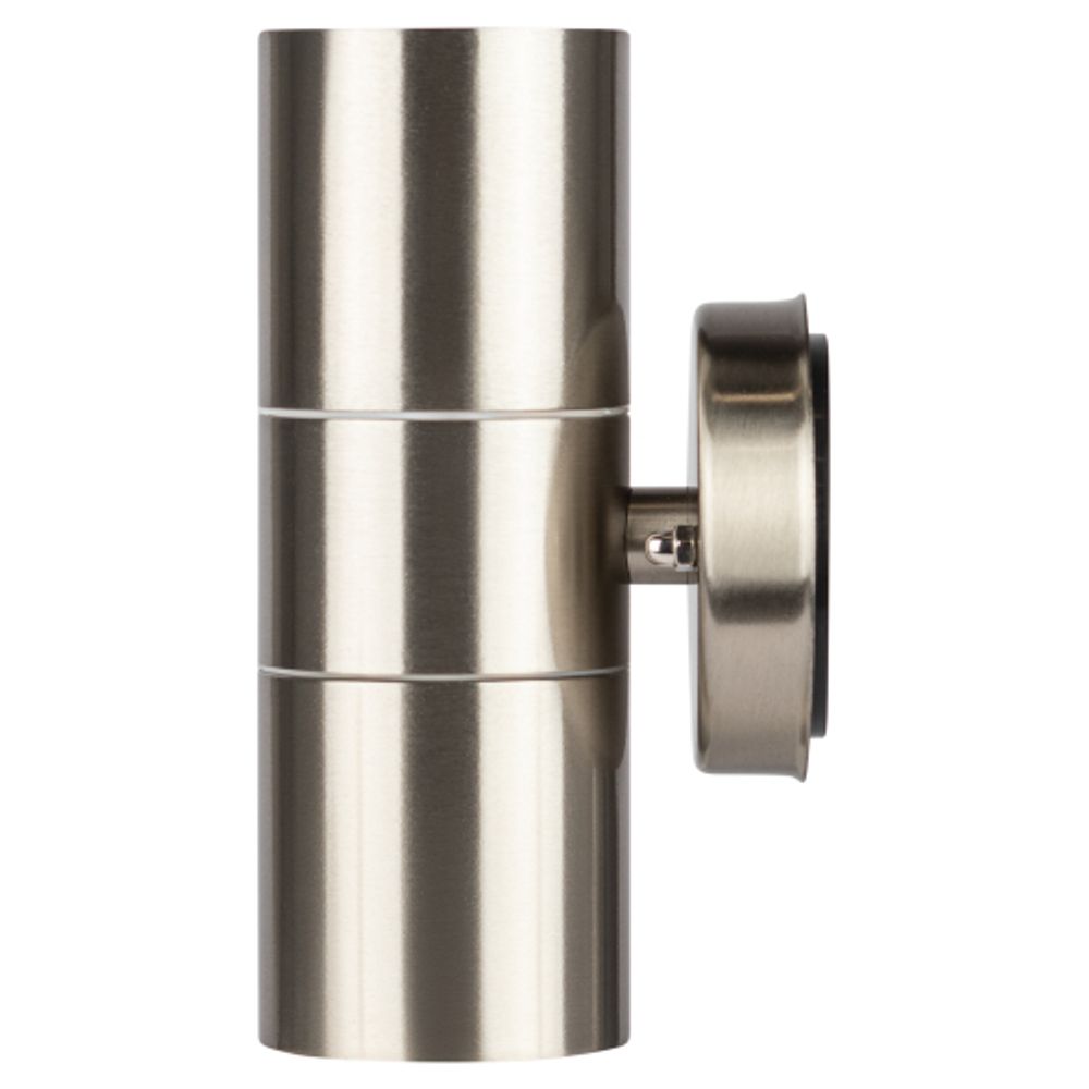 Светильник декоративный настенный ЭРА WL16 под лампу MR16 GU10 IP54 хром для интерьера и фасадов зданий | Фасадная декоративная подсветка