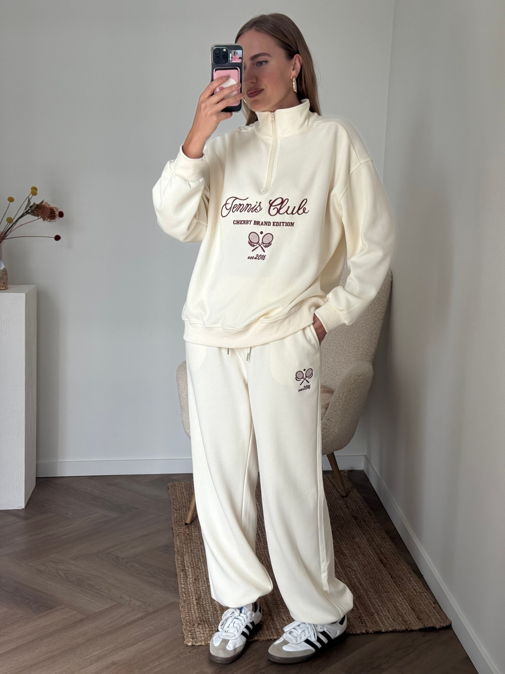 Костюм Tennis club сливочное масло