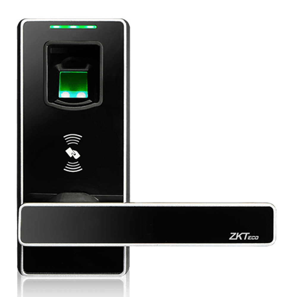Умный замок с распознаванием отпечатков пальцев и считыванием RFID карт ZKTeco ML10-ID