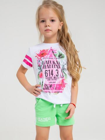 Шорты д/дев р.110 зел (Батик) 02564_BAT