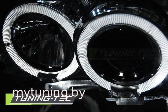 Передние фары Nissan Frontier US black