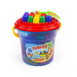 1853/Конструктор Юниор/57эл в ведре Макси с крышкой/5