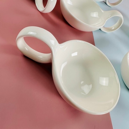 Lenardi 181-214 Набор из 6 розеток BIANCO в под.уп.(х16)Фарфор