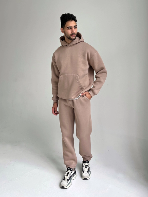 Худи с начесом MAN, какао II