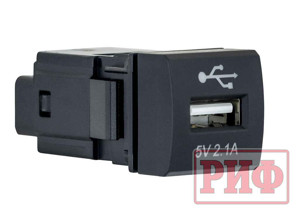Розетка USB 2,1A для Toyota 22x22