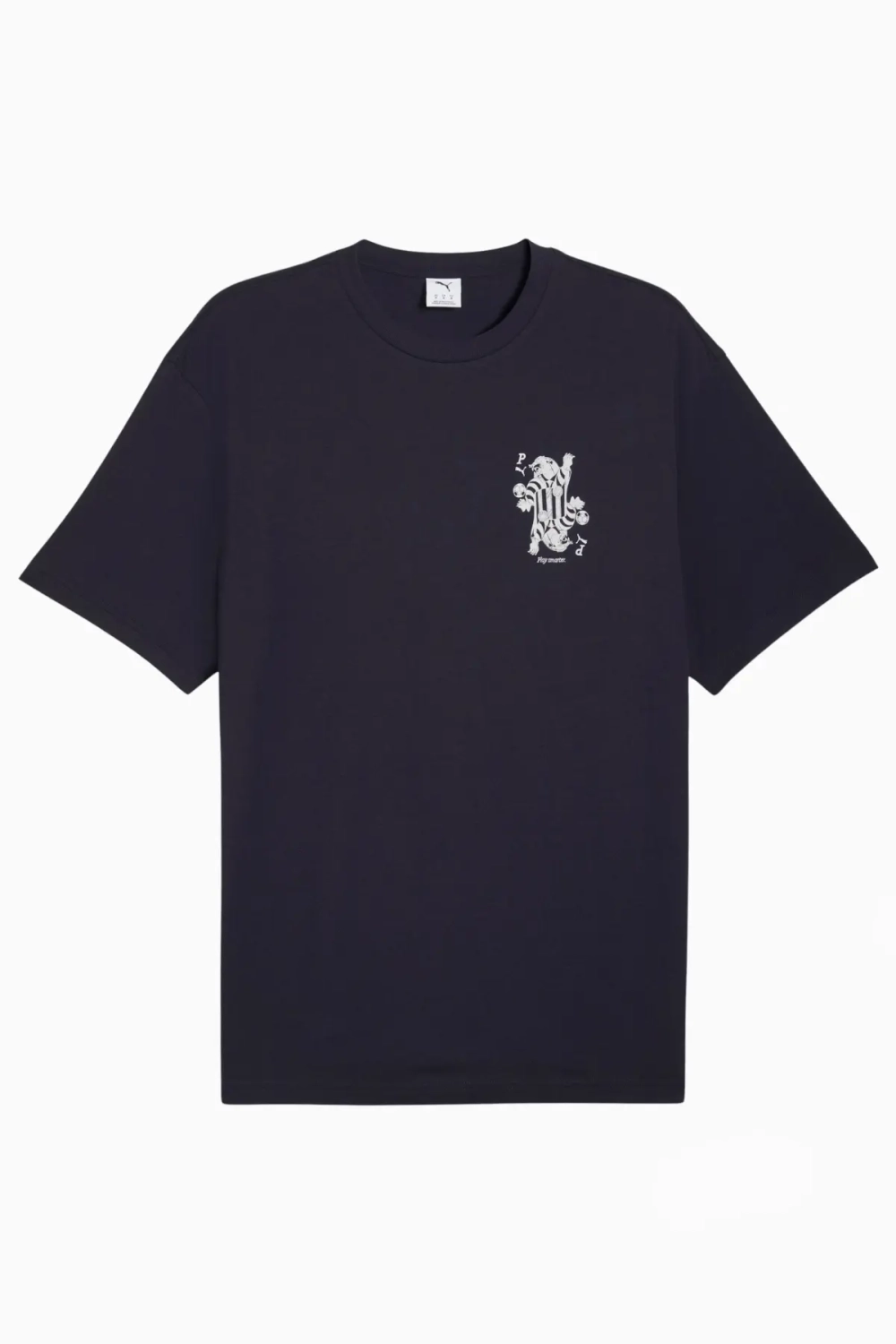 Футболка Puma Graphic Card Play Relaxed Tee - темно-синий