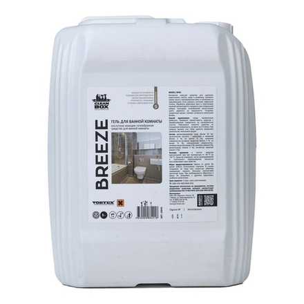 Кислотное гелеобразное средство для удаления известкового налета Сleanbox Breeze 5 л/750 мл