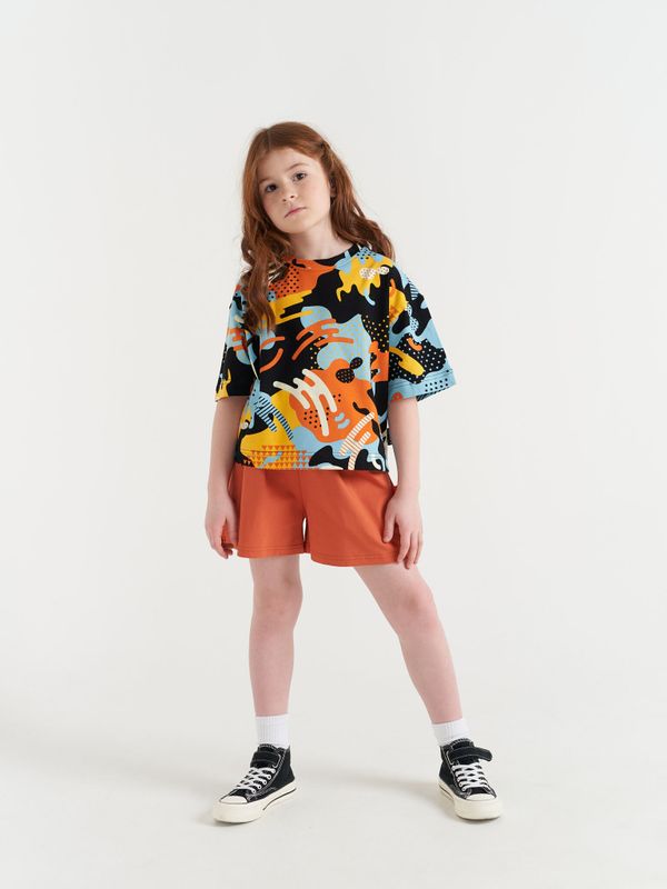 Футболка оверсайз укороченная 