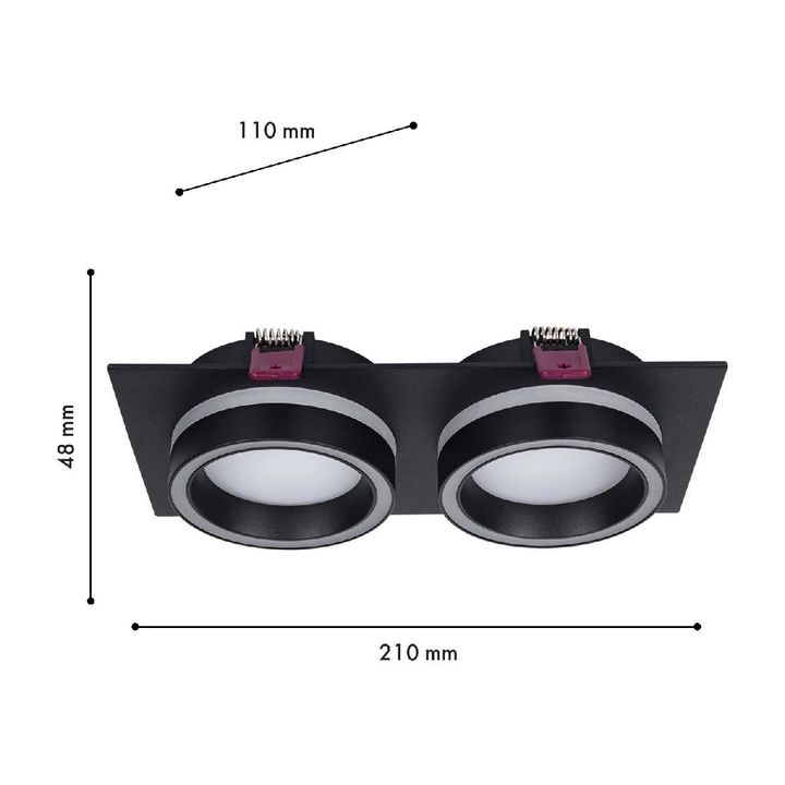Встраиваемый светильник Favourite 4651-2C