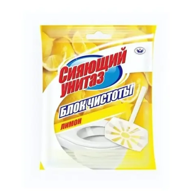 Подвесной блок для унитаза «Сияющий унитаз» Лимон 40 г
