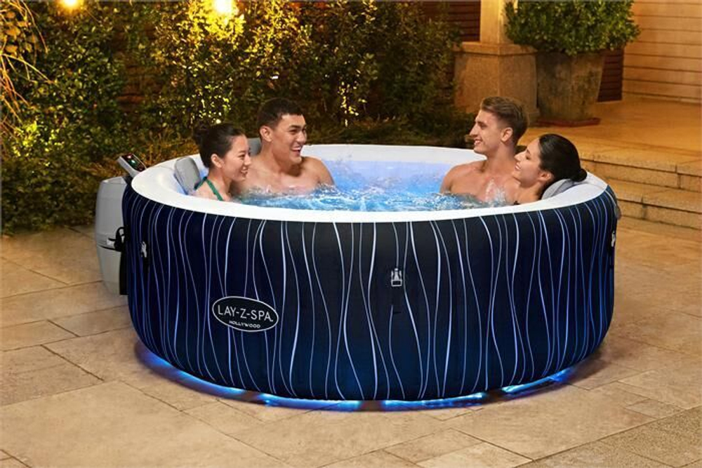 Аэромассажный бассейн Bestway Lay-Z-SPA 60059 Hollywood AirJet (196х66)
