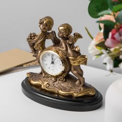 Часы настольные Путти малые Бронза