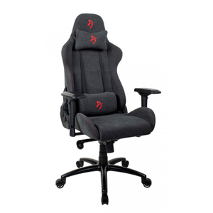 Компьютерное кресло (для геймеров) Arozzi Verona Signature Soft Fabric - Red Logo (VERONA-SIG-SFB-RD)