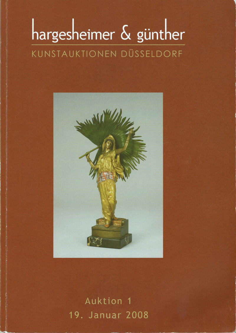 Каталог аукциона Hargesheimer & Gunter, Дюссельдорф, Аукцион № 1 от 19 января 2008 года