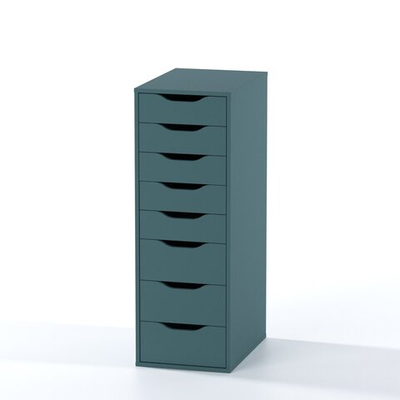 Комод Ингар 8 36x102x53, тёмно-бирюзовый