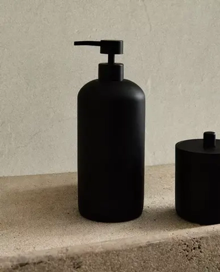 ZARA HOME ДОЗАТОР МЫЛА ИЗ СМОЛЫ, ЧЕРНЫЙ