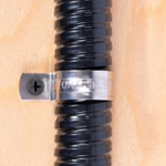 Скоба крепежная однолапковая СМО d8-9мм метал. оцинк. (уп.100шт) Fortisflex 49319