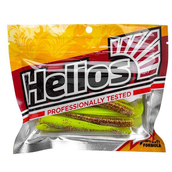 Виброхвост Chebak 3,15&#39;/8 см Golden Lime 7шт. (HS-3-048) Helios