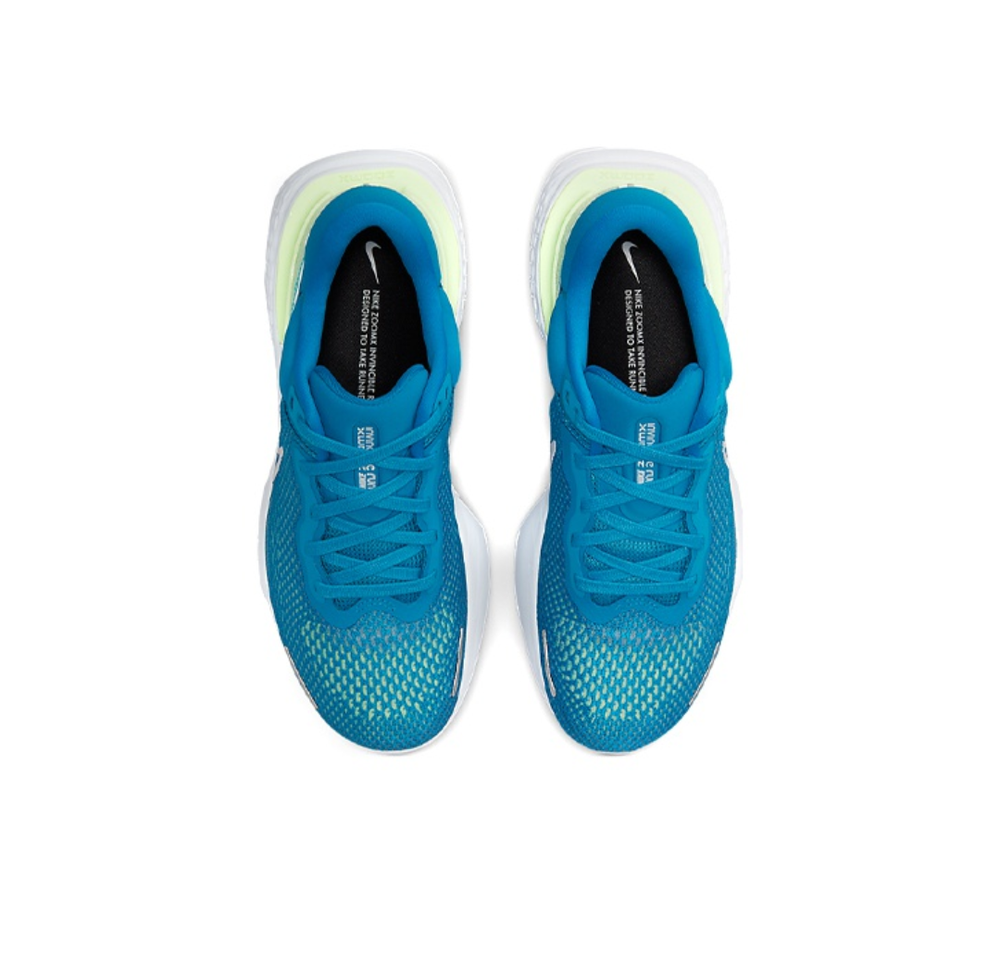Мужские кроссовки Nike ZoomX Invincible Run Flyknit 'Blue Orbit Lime Glow' CT2228-401
