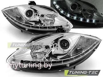 Передние фары Seat Leon Toledo Altea daylight chrome
