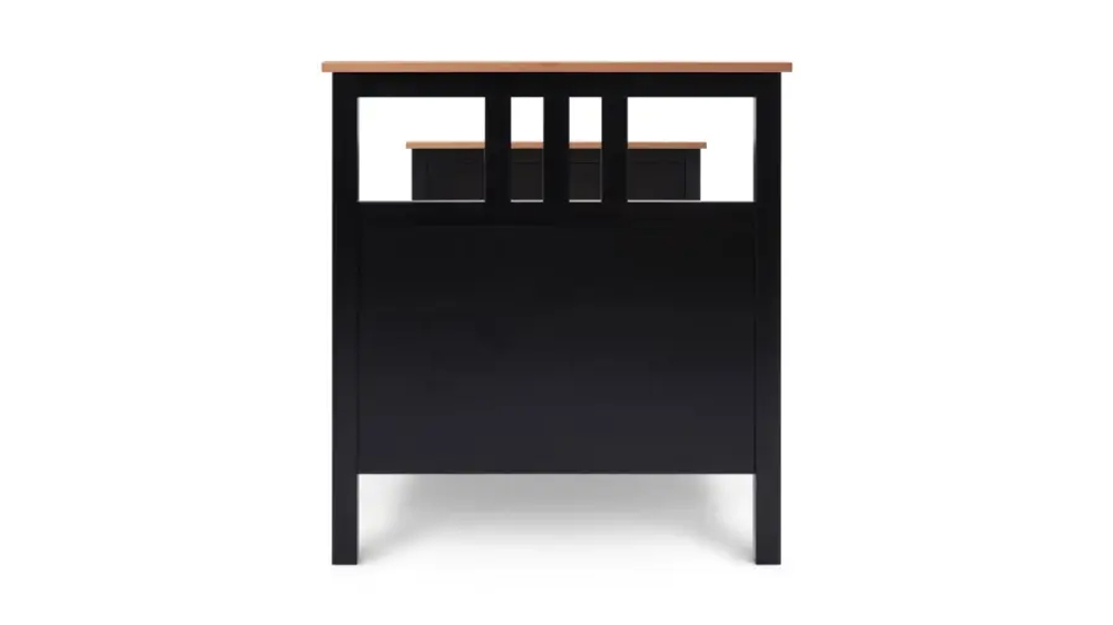 Кровать - аналог IKEA HEMNES / ХЕМНЭС/ ХЕМНЕС / КЫМОР / ИКЕА 90х200 см, черный/светло-коричневый