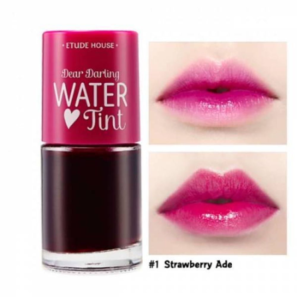 Etude House Тинт для губ - Dear darling water tint #01 strawberry ade, 10мл