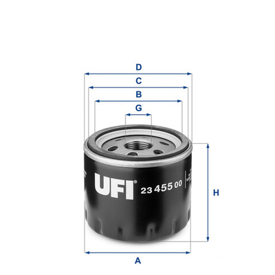 UFI - 2345500-UFI - Oil Filter