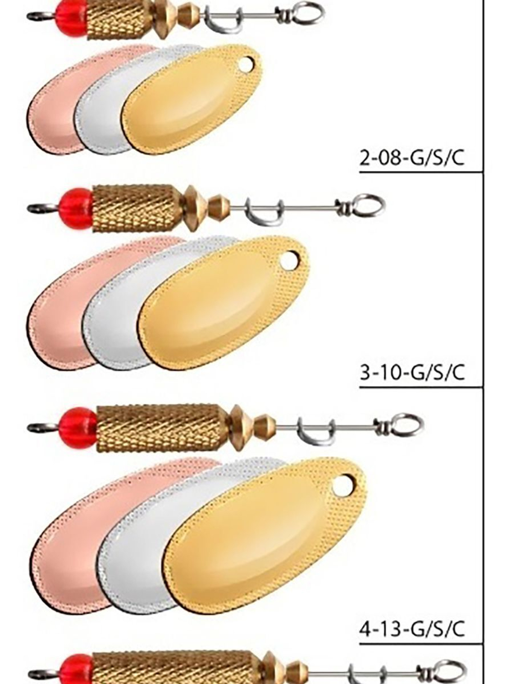 Блесна вертушка для рыбалки ESTI ROCKET-5 17,0g, золото