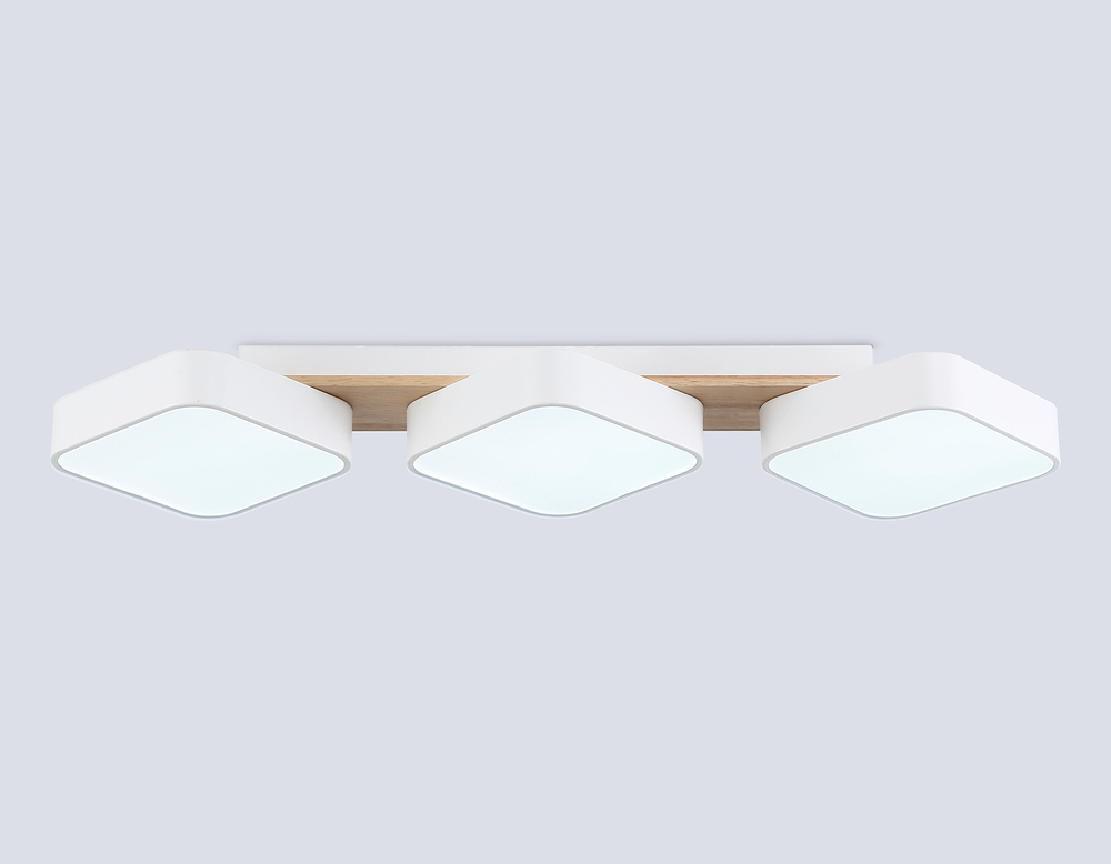 FL4877/3 WH/WD белый/дерево 54W 3000-6000K 680*200*70 (без ПДУ)