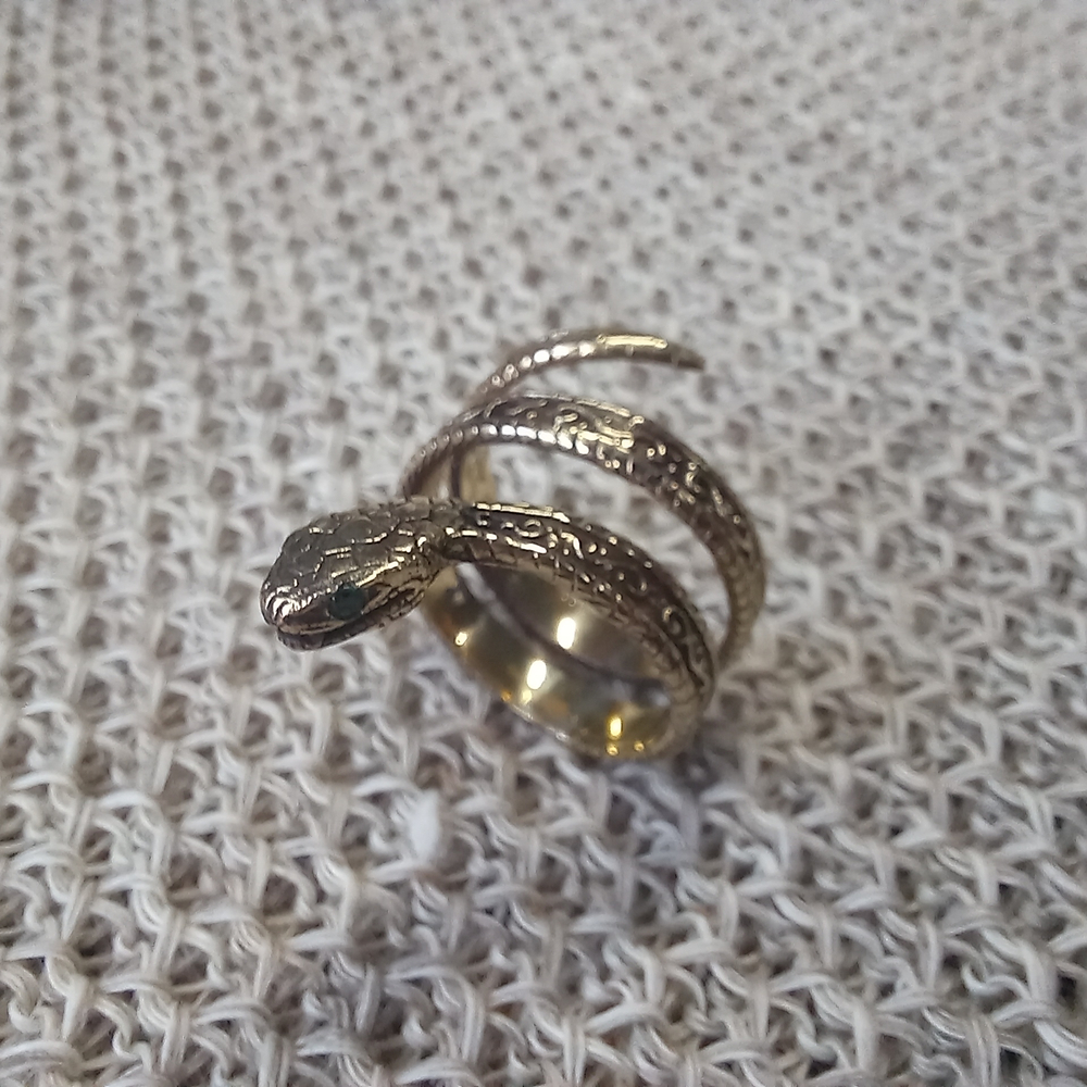 Кольцо. Серпентина (безразмерное)