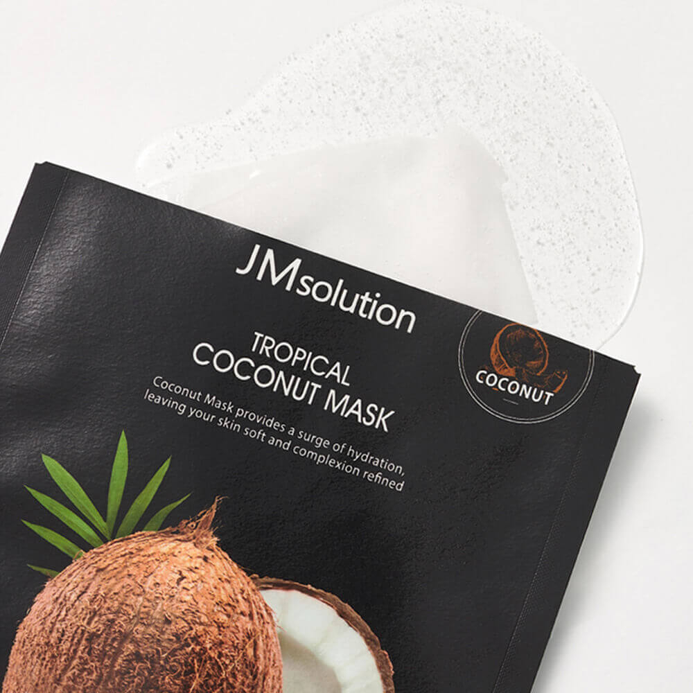 JMsolution Увлажняющая тканевая маска с кокосом Tropical Coconut Mask