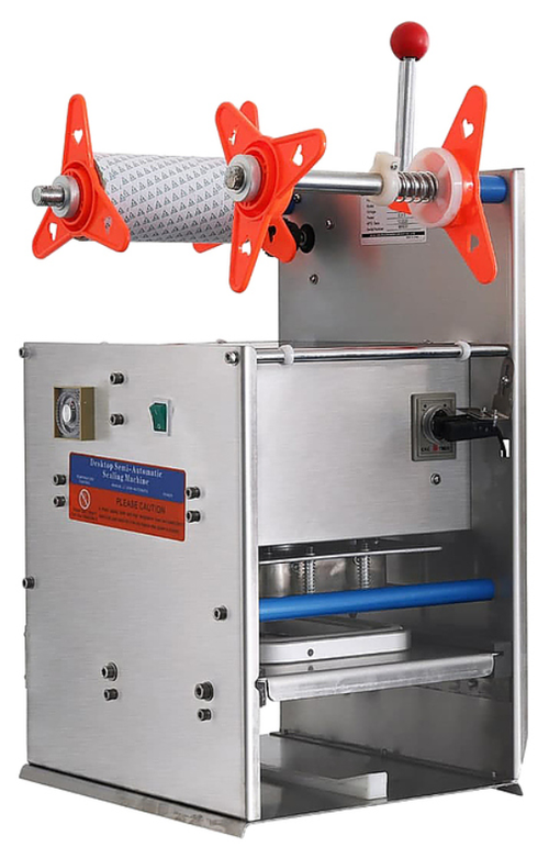 Полуавтоматический запайщик лотков Hualian HL-95B (фигурная матрица)