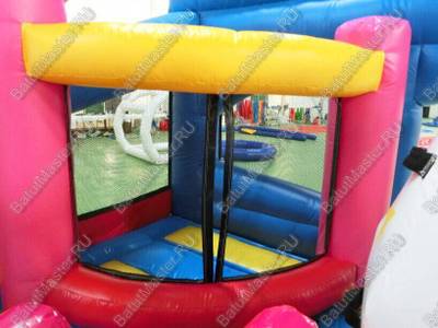 Коммерческий надувной батут "Мороженое" 6*6*3.5 м