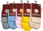 Носки женские GRAND LINE (Ж-98, сердечки), р. 25 (new)