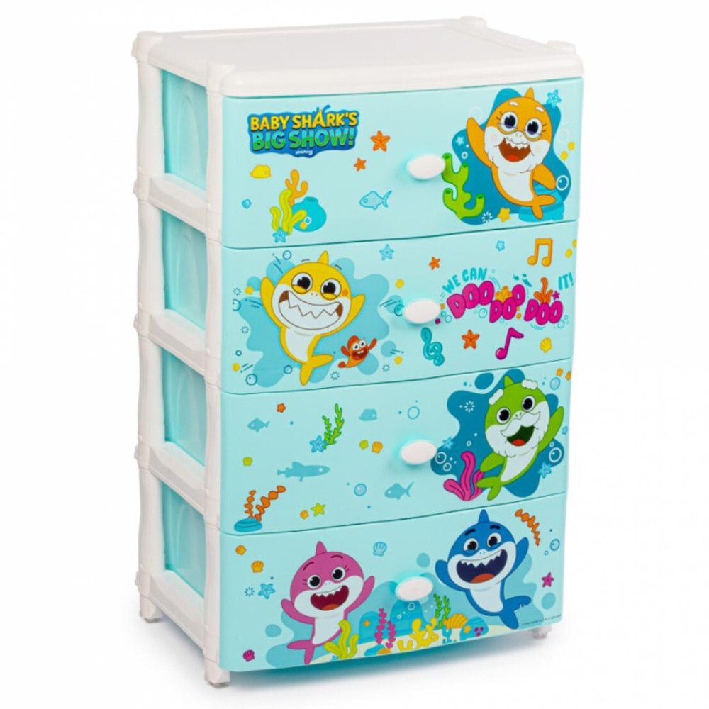 КОМОД ШИРОКИЙ BABY SHARK BIG SHOW АЛЬТЕРНАТИВА М8492