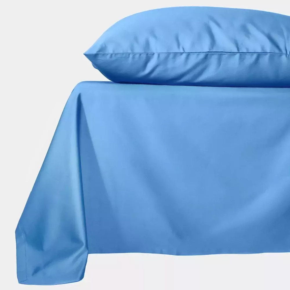 Простыня 250x280 Mollen васильково-синяя