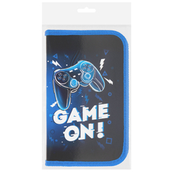 Пенал ПИФАГОР, 1 отделение. ламинированный картон, 19х11 см, "Game On", 271503