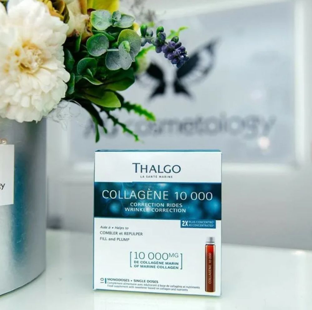 Thalgo Коллаген 10000 БАД Collagene 10000 Упаковка 10 x 25 мл флакон