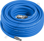 ЗУБР 15 м, 10 х 15 мм, 20 бар, воздушный шланг с фитингами рапид, Профессионал (6481-15)