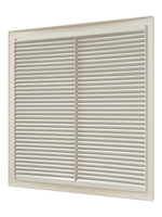 Решетка вентиляционная РЦ сетка 340х340 пластик Ivory ERA