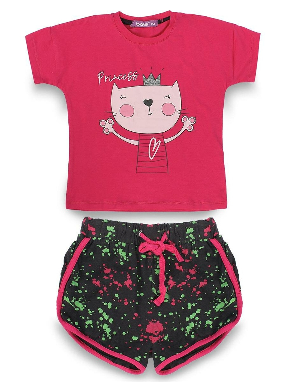 Костюм д/дев, фуксия, р.116, (Батик) 02591_BAT