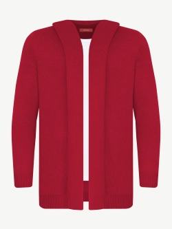 Кардиган с капюшоном из хлопка