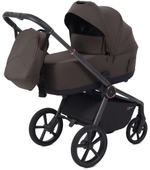 Детская коляска Rant Flex Therm Soft 3 в 1 с автокреслом Cruise Black Shine Brown