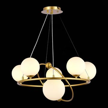 SLE2210-203-06 Светильник подвесной Золотой/Белый G9 6*5W ARTU