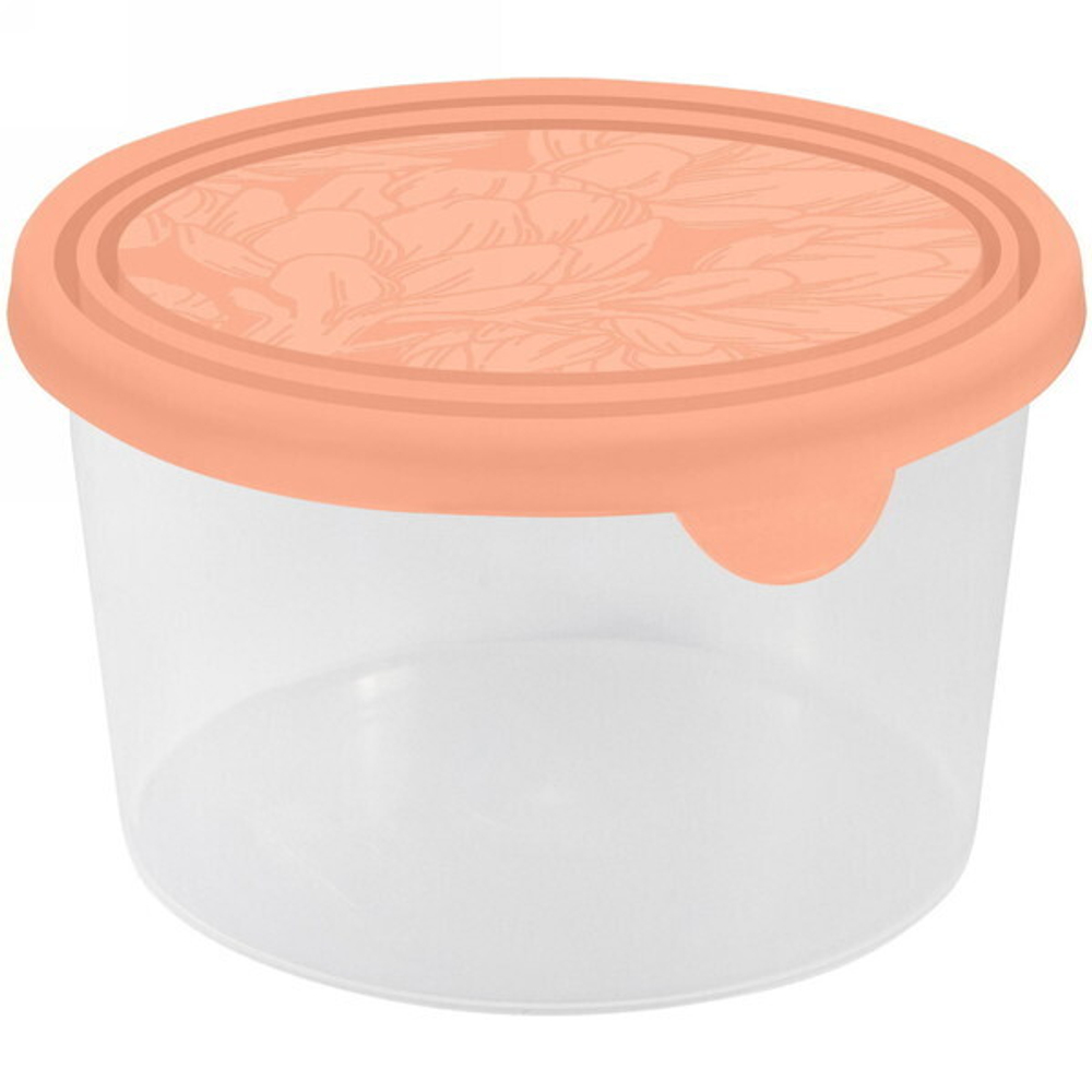 Контейнер для продуктов 0,75л «HELSINKI Artichoke» персиковая карамель