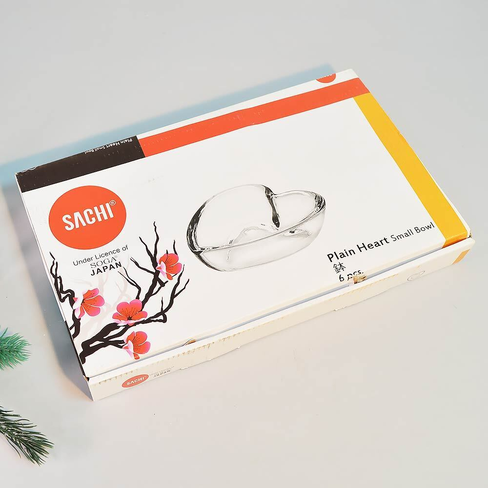 Набор салатников 6шт 7,5*9,5см "Сердце"