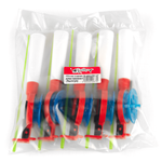 Зимняя удочка WestMan 55АБС/ПКСР, пенопластовая ручка (5шт/уп), Сине-красный