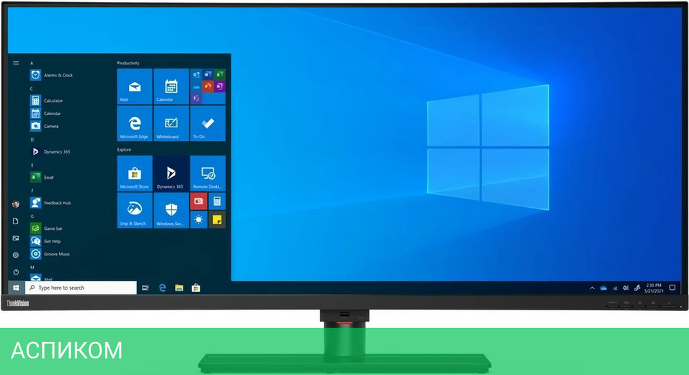 Монитор Lenovo P40w-20 Black/Red (62C1GAR6CB)