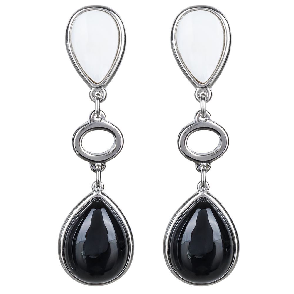 Серьги Possebon Madre, Agata Preto A0585.1.4 S