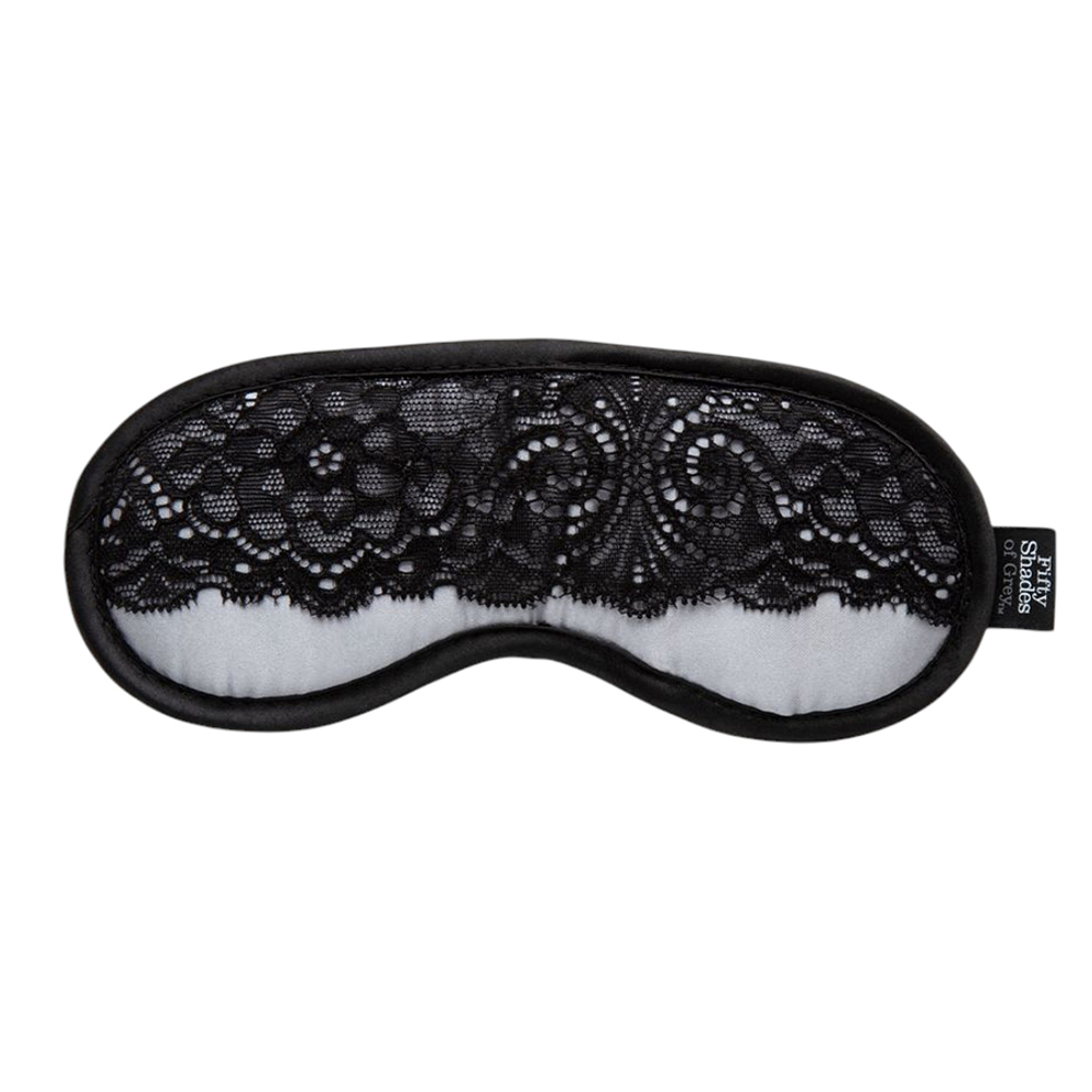 Атласная маска на глаза с кружевом Fifty Shades of Grey Play Nice Satin and Lace Blindfold О товаре